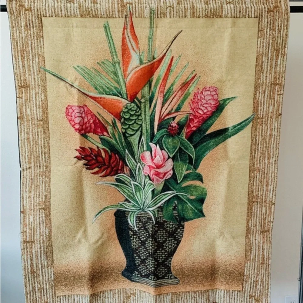 Tropical Garden fine Art Tapestry